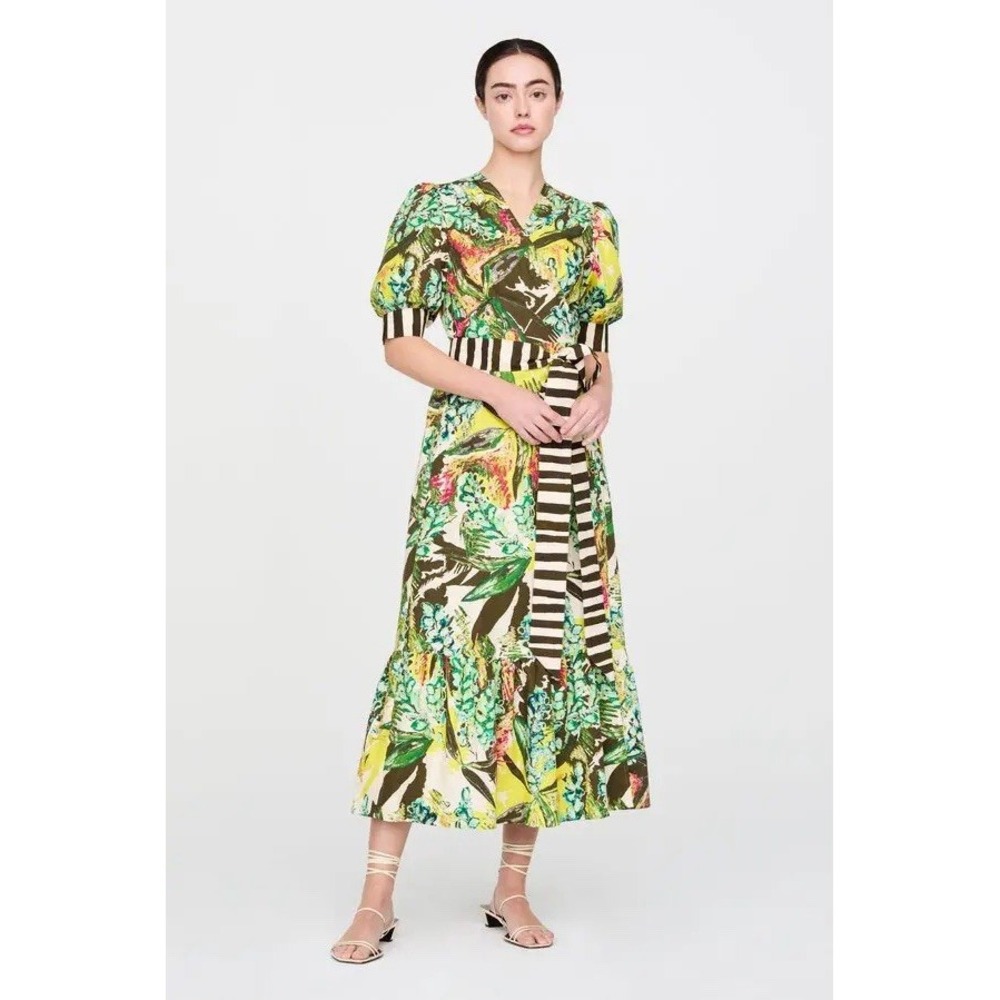 Marie Oliver Rita Wrap Dress Eden XS Maxi
